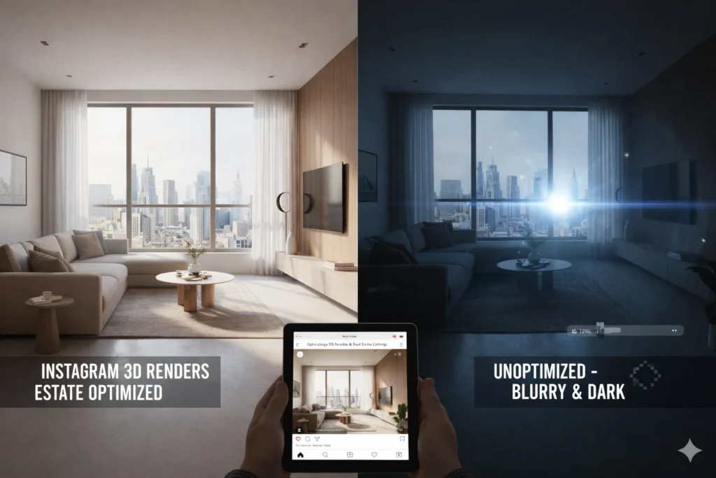 Optimizing 3D Renders: Powerful Strategies for Stunning Real Estate and Instagram Visuals