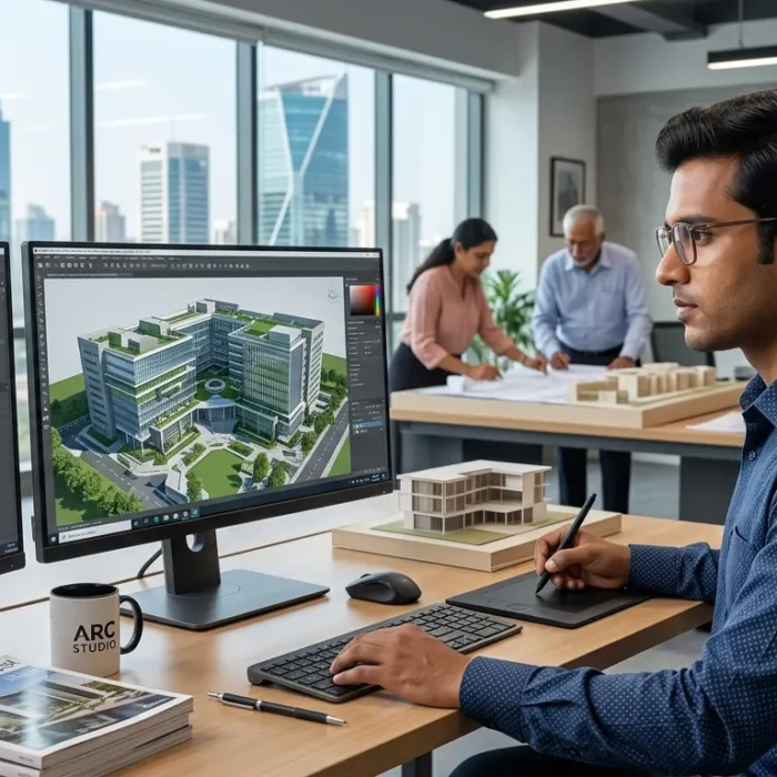 Role of 3D Visualizer in Commercial Architecture Projects