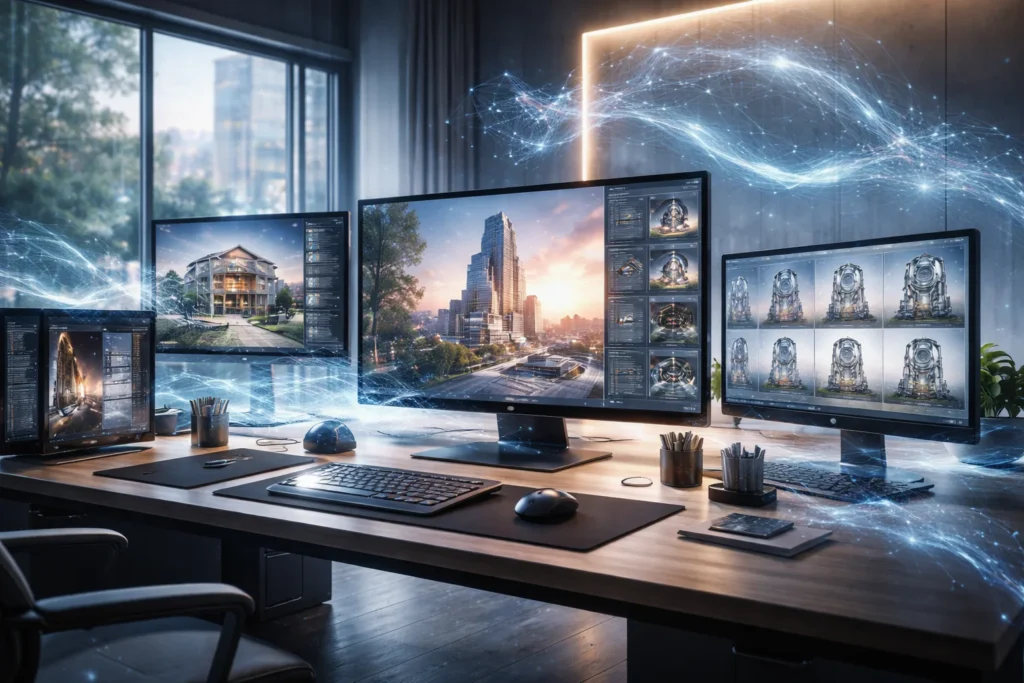 How a 3D Rendering Company is Evolving with AI Technology