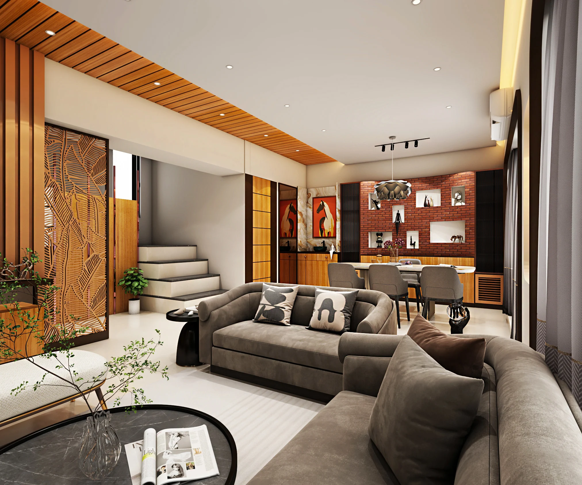 This Living Room Isn’t Real Photorealistic 3D Visualization Render |CGI